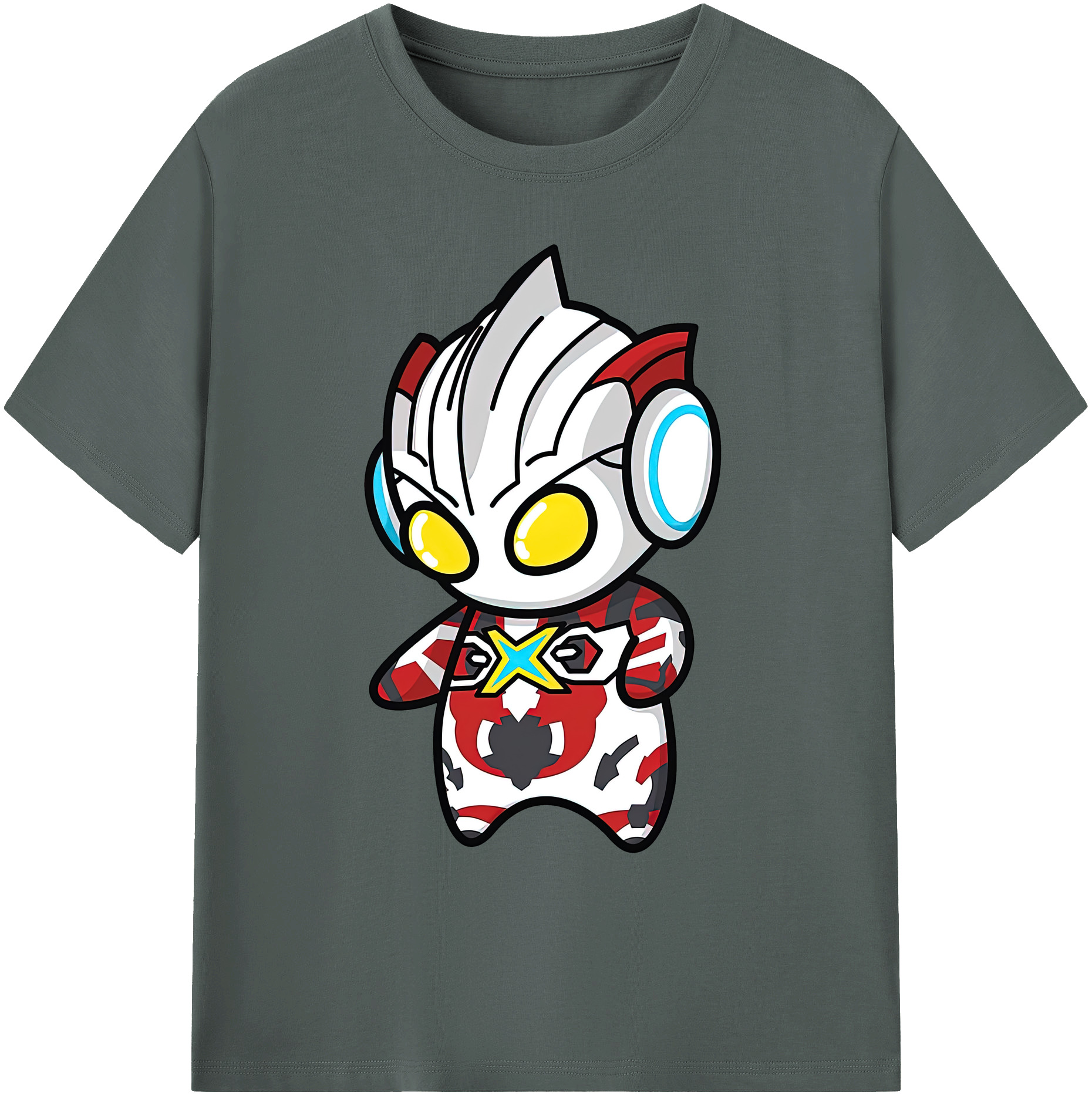 （画像用） ウルトラマン Ultraman 綿100％ メンズ半袖Tシャツ｜肌触りやわらか＆通気性